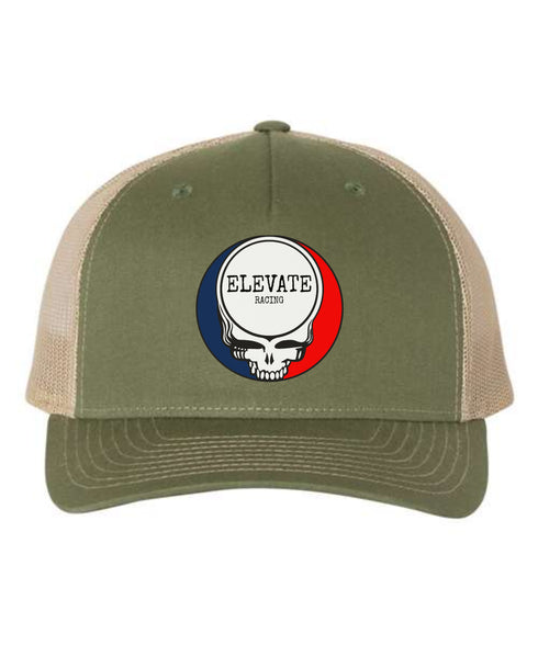 Elevate Racing Stealie Grateful Dead Trucker Cap