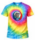 Custom Dog Stealie Tie-Dye Grateful Dead T-Shirt (69)