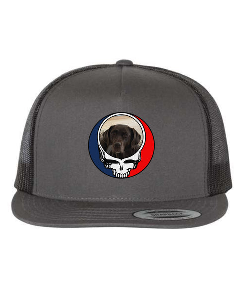 Custom Dog Stealie Grateful Dead Trucker Cap (74)
