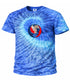 Custom Dog Stealie Tie-Dye Grateful Dead T-Shirt (75)
