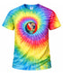 Custom Dog Stealie Tie-Dye Grateful Dead T-Shirt (75)