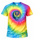 Smiling Lions Stealie Tie-Dye Grateful Dead T-Shirt