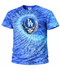 Los Angeles Dodgers Crystal Stealie Tie-Dye Grateful Dead T-Shirt
