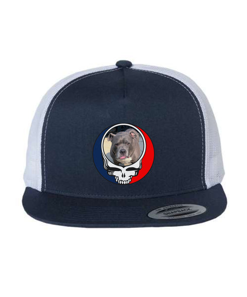 Custom Dog Stealie Grateful Dead Trucker Cap (79)