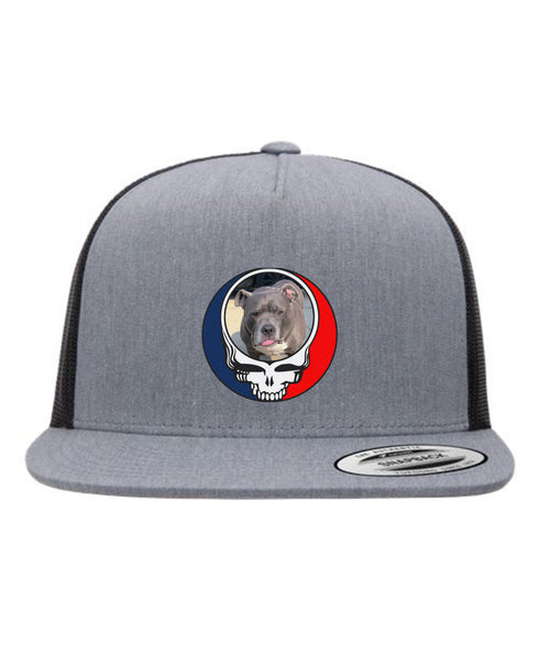 Custom Dog Stealie Grateful Dead Trucker Cap (79)