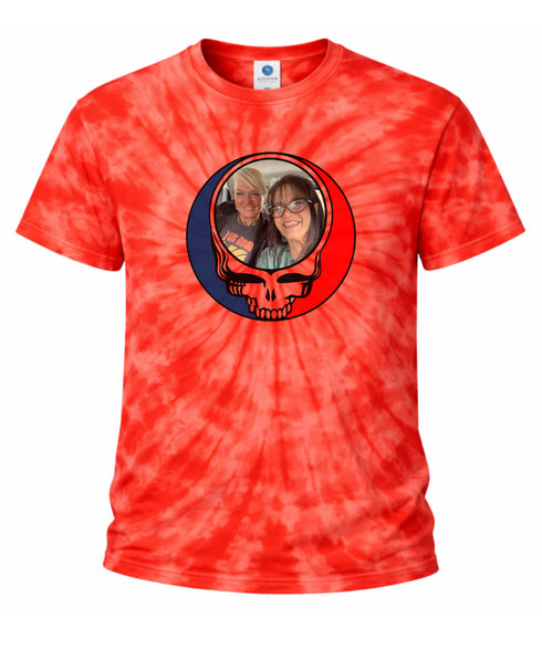Custom Stealie Tie-Dye Grateful Dead T-Shirt (40)