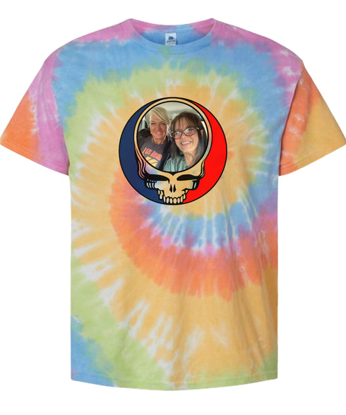 Custom Stealie Tie-Dye Grateful Dead T-Shirt (40)