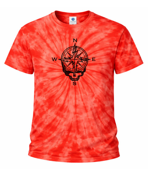 Compass Stealie Tie-Dye Grateful Dead T-Shirt