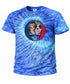 Custom Dog Stealie Tie-Dye Grateful Dead T-Shirt (103)