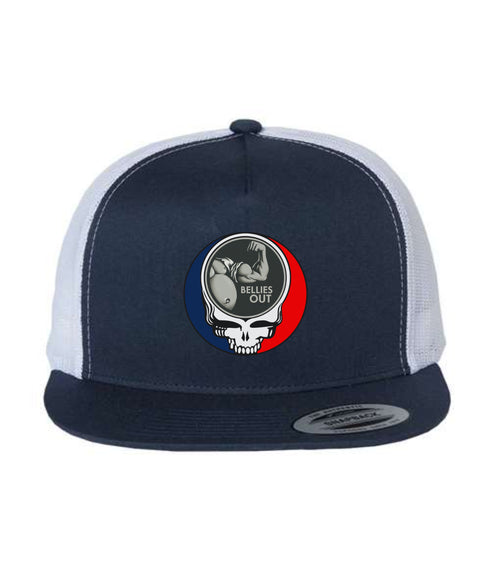 Bellies Out Stealie Grateful Dead Trucker Cap
