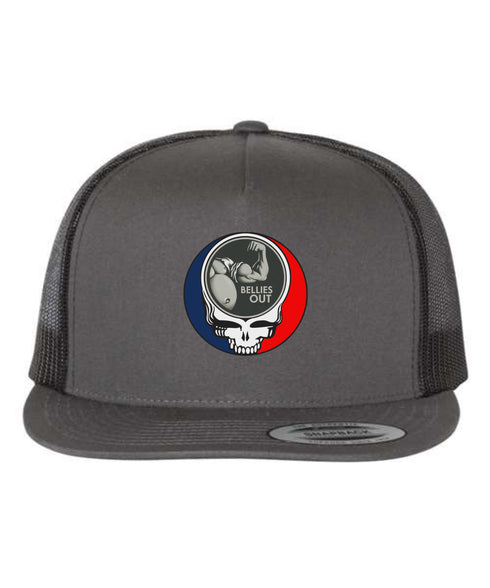 Bellies Out Stealie Grateful Dead Trucker Cap