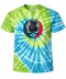 Custom Dog Stealie Tie-Dye Grateful Dead T-Shirt (106)