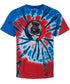 Custom Dog Stealie Tie-Dye Grateful Dead T-Shirt (106)