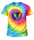 Custom Dog Stealie Tie-Dye Grateful Dead T-Shirt (108)