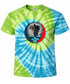 Custom Dog Stealie Tie-Dye Grateful Dead T-Shirt (108)