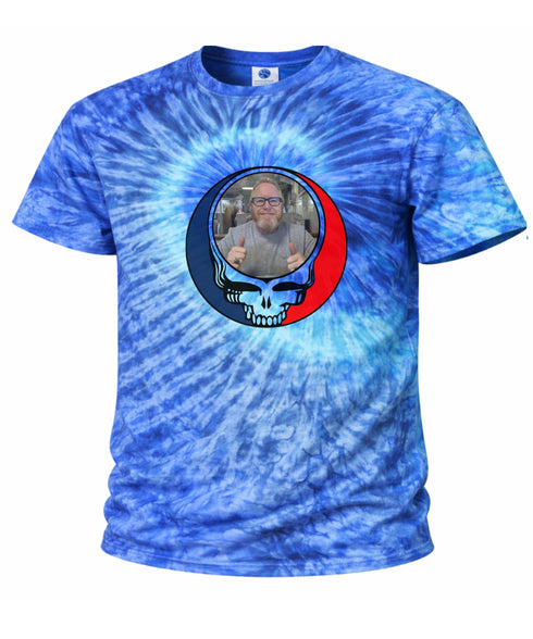 Custom Stealie Tie-Dye Grateful Dead T-Shirt (45)