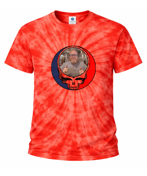 Custom Stealie Tie-Dye Grateful Dead T-Shirt (45)