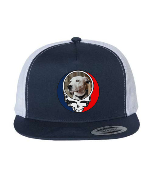 Custom Dog Stealie Grateful Dead Trucker Cap (114)