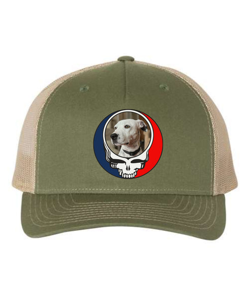 Custom Dog Stealie Grateful Dead Trucker Cap (114)