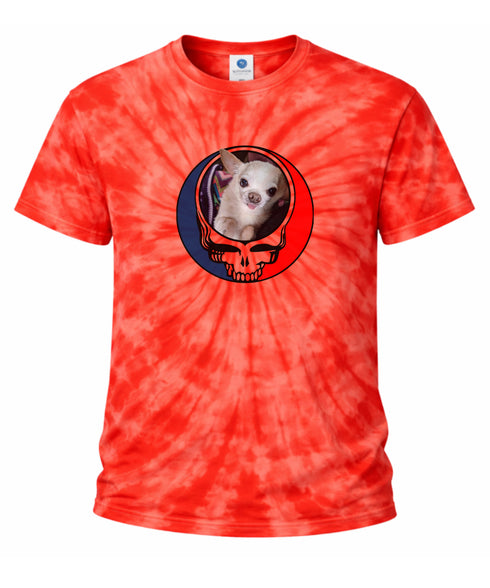 Custom Stealie Tie-Dye Grateful Dead T-Shirt (123)