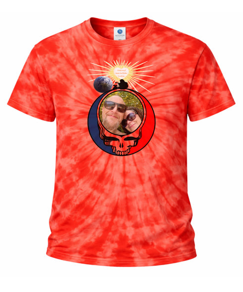 Custom Stealie Tie-Dye Grateful Dead T-Shirt (50)