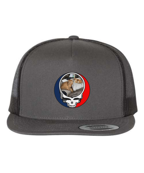 Custom Cat Stealie Grateful Dead Trucker Cap (61)