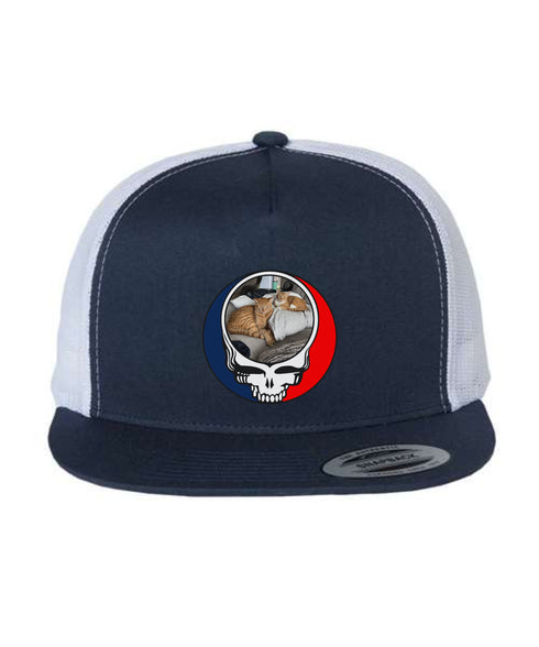 Custom Cat Stealie Grateful Dead Trucker Cap (61)