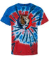 Custom Dog Stealie Tie-Dye Grateful Dead T-Shirt (134)