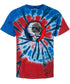 Custom Dog Stealie Tie-Dye Grateful Dead T-Shirt (142)