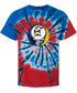 Custom Seahawk Stealie Tie-Dye Grateful Dead T-Shirt