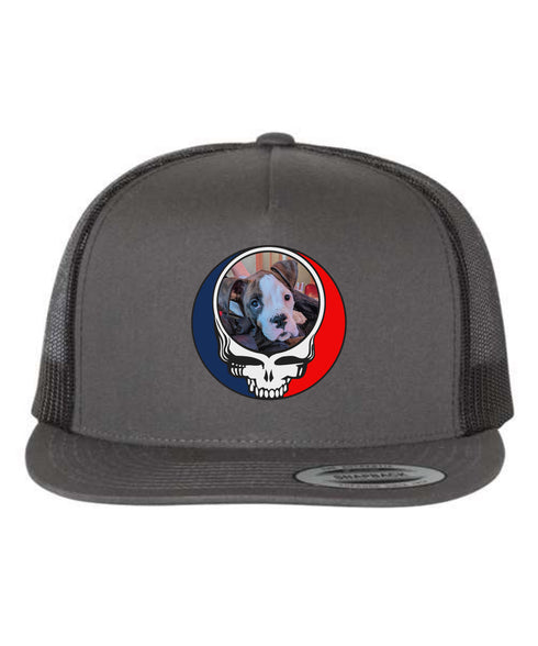 Custom Dog Stealie Grateful Dead Trucker Cap (154)