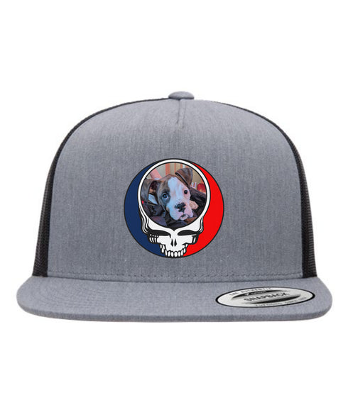 Custom Dog Stealie Grateful Dead Trucker Cap (154)