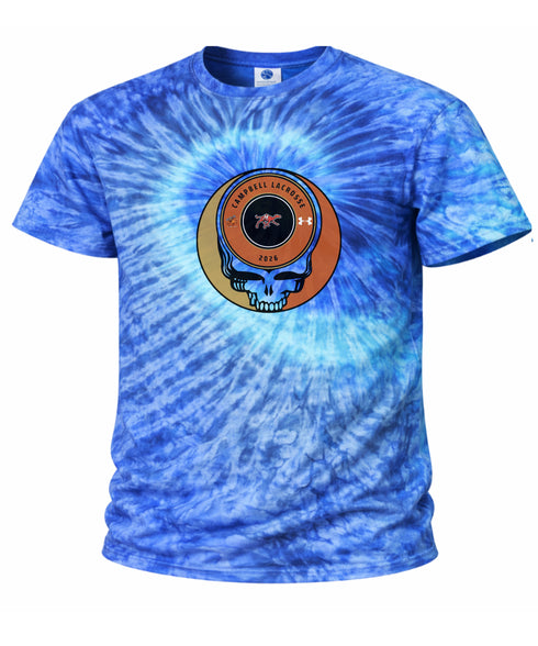 Campbell Lacrosse Stealie Tie-Dye Grateful Dead T-Shirt
