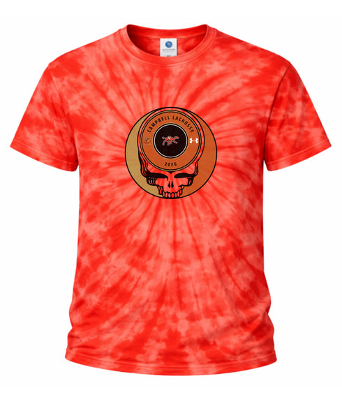 Campbell Lacrosse Stealie Tie-Dye Grateful Dead T-Shirt
