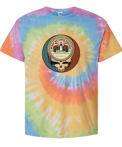 Windy Bay Stealie Tie-Dye Grateful Dead T-Shirt