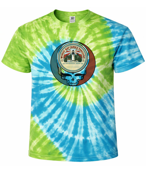 Windy Bay Stealie Tie-Dye Grateful Dead T-Shirt