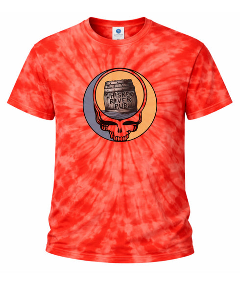 Whiskey River Pub Stealie Tie-Dye Grateful Dead T-Shirt