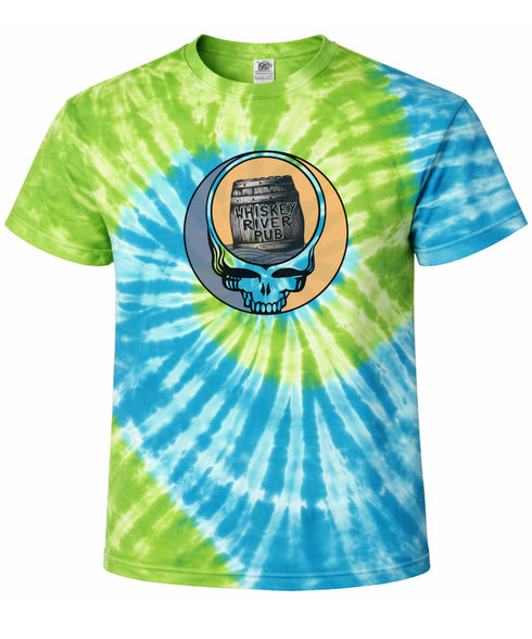 Whiskey River Pub Stealie Tie-Dye Grateful Dead T-Shirt