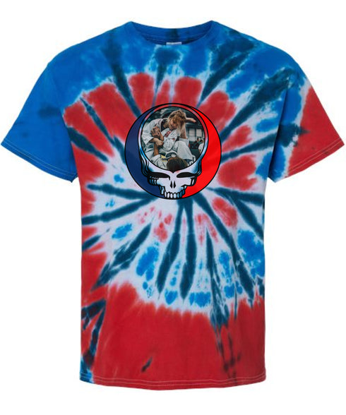 Custom Stealie Tie-Dye Grateful Dead T-Shirt (57)