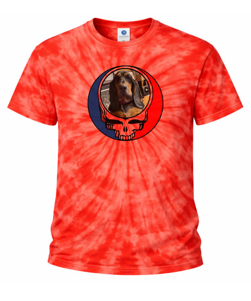 Custom Stealie Tie-Dye Grateful Dead T-Shirt (162-1)