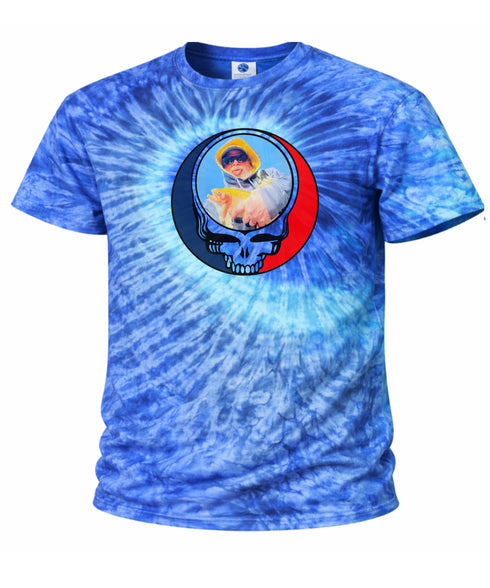 Custom Stealie Tie-Dye Grateful Dead T-Shirt (59)