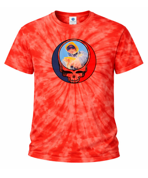 Custom Stealie Tie-Dye Grateful Dead T-Shirt (59)