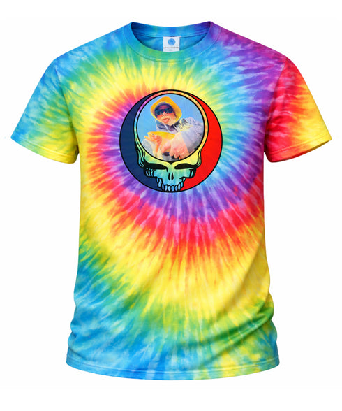 Custom Stealie Tie-Dye Grateful Dead T-Shirt (59)