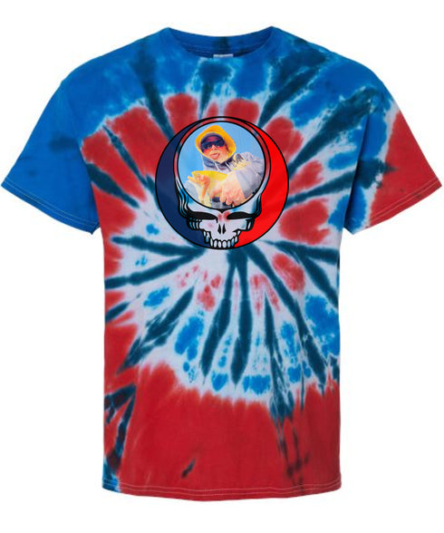Custom Stealie Tie-Dye Grateful Dead T-Shirt (59)