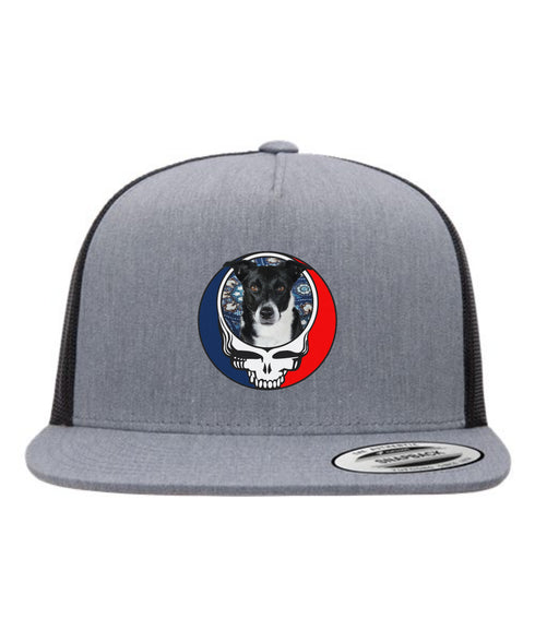 Custom Dog Stealie Grateful Dead Trucker Cap (164)