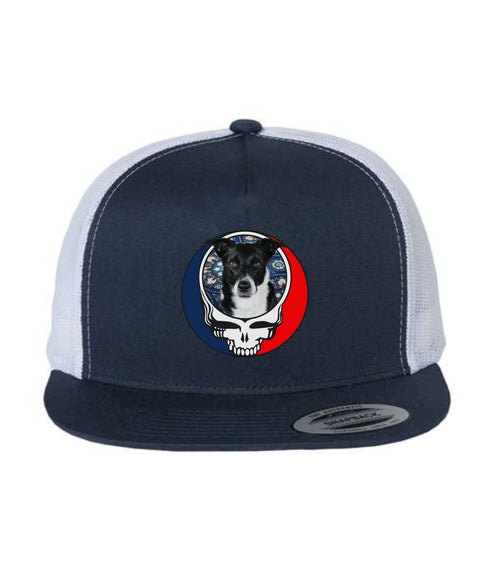Custom Dog Stealie Grateful Dead Trucker Cap (164)
