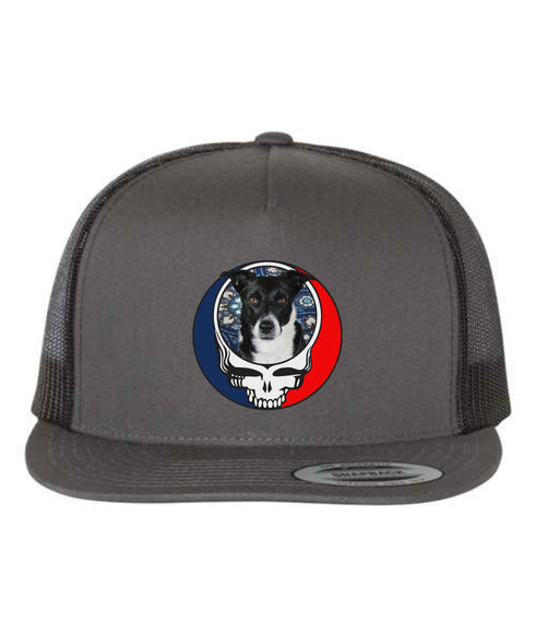 Custom Dog Stealie Grateful Dead Trucker Cap (164)