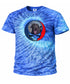 Custom Stealie Tie-Dye Grateful Dead T-Shirt (162-5)