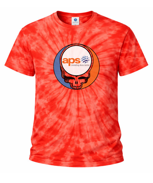 Custom APS Tie-Dye Grateful Dead T-Shirt