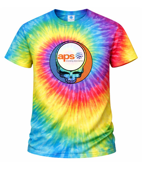 Custom APS Tie-Dye Grateful Dead T-Shirt